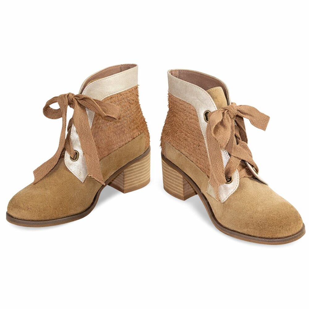 Antelope N52 Caroline Stone Lace Up Summer Ankle Bootie Size 36 (US 5-5.5) - Picture 7 of 10